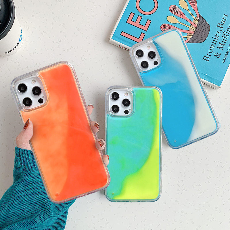 Quicksand Luminous Phone Case For iPhone